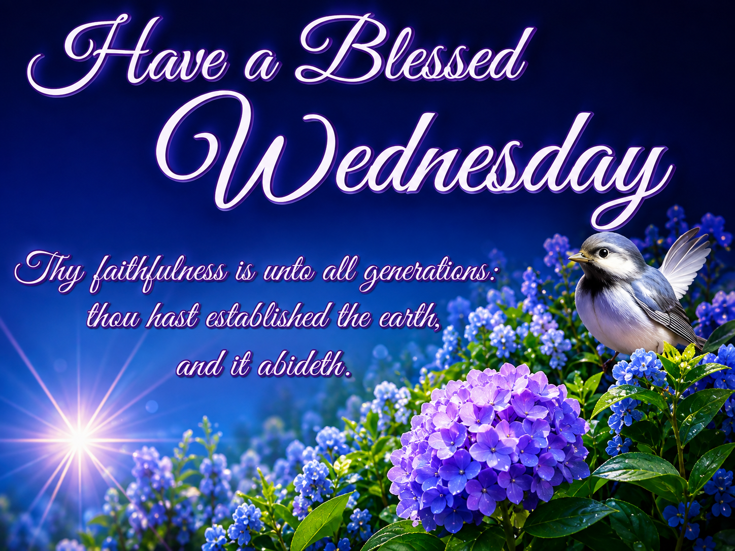 Happy Wednesday Blessings with powerful words of joy, hope, positivity, and encouragement for a beautiful and blessed day.