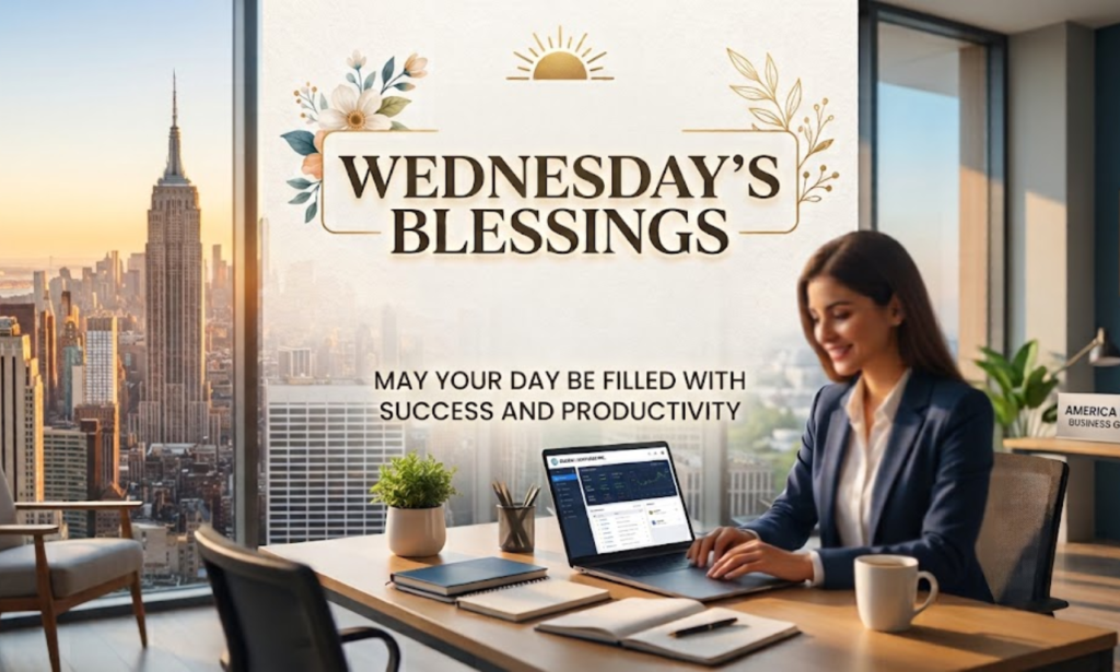 Happy Wednesday blessings with powerful words of joy, hope, and encouragement