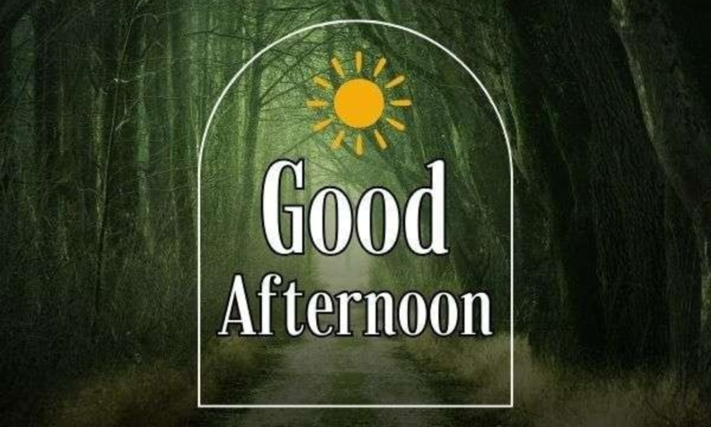 Good afternoon blessings with peaceful words for a beautiful day