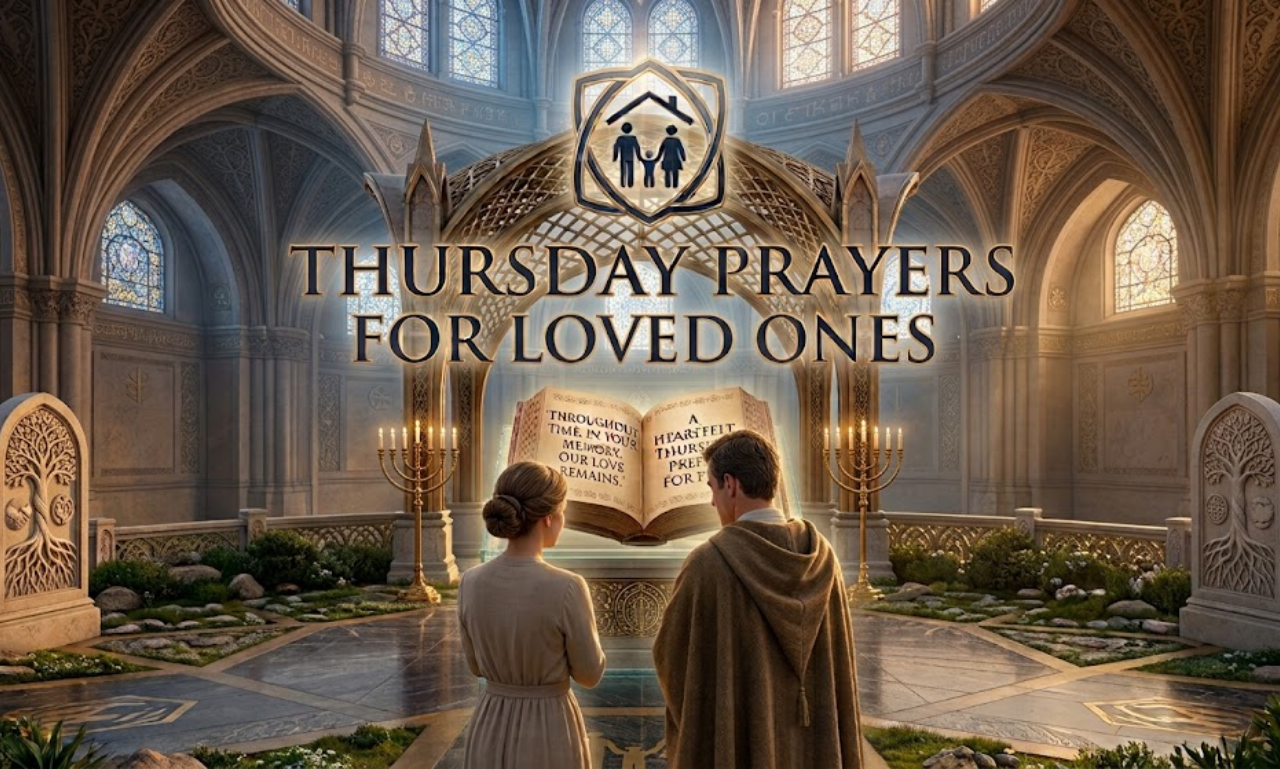 Thursday prayer images for loved ones, offering heartfelt blessings, peace, and hope.