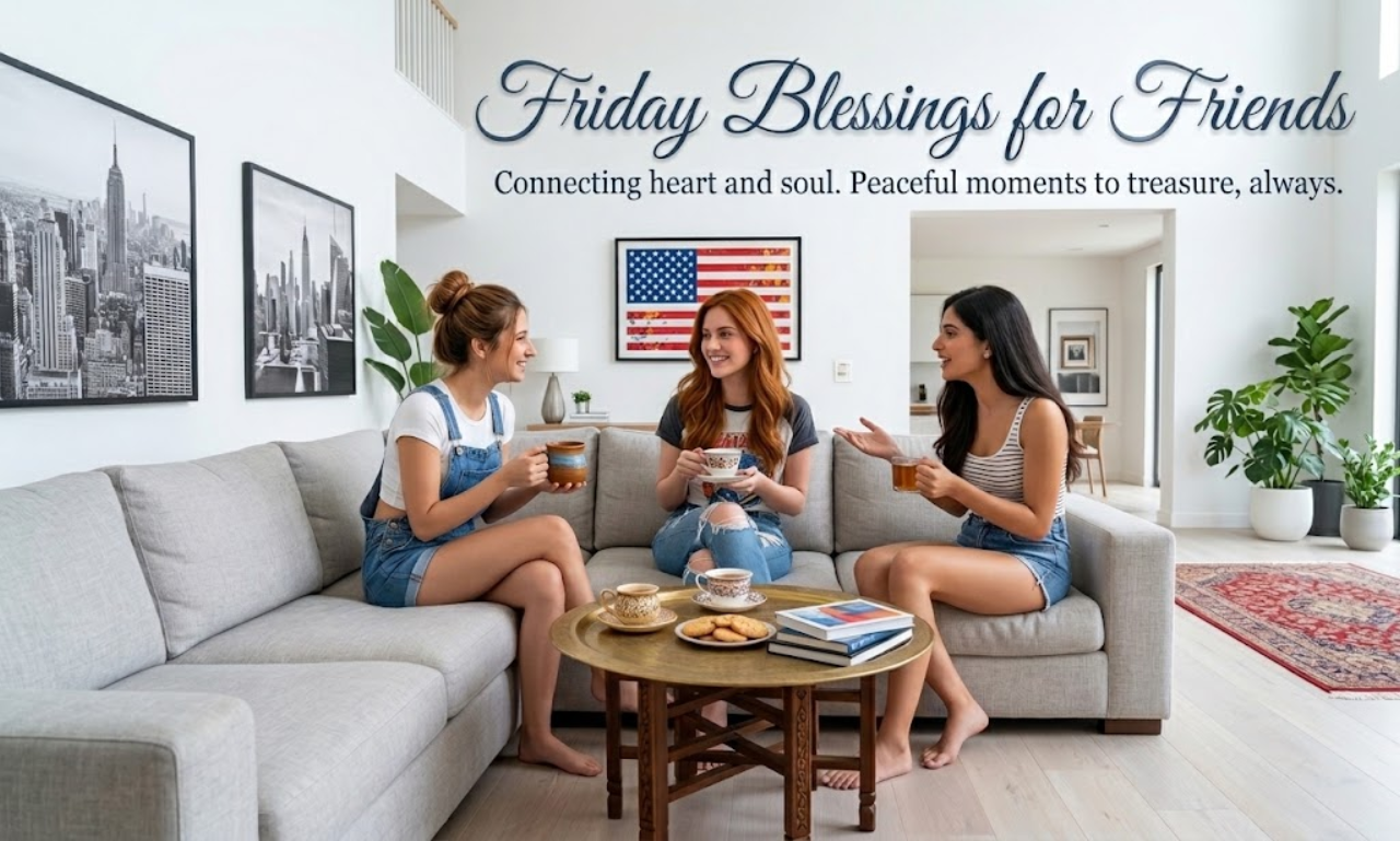 Friday blessings for friends with heartfelt wishes, joyful messages, and uplifting words to share.
