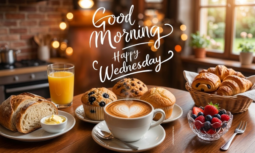 Good Morning Wednesday blessings with 150+ uplifting words of hope, joy, faith, and encouragement to start the day.