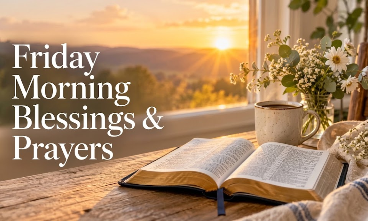 Friday prayer blessings with heartfelt words of faith, hope, peace, and spiritual encouragement