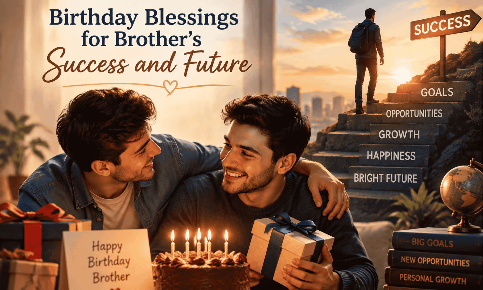 Birthday blessings for brother’s success and future