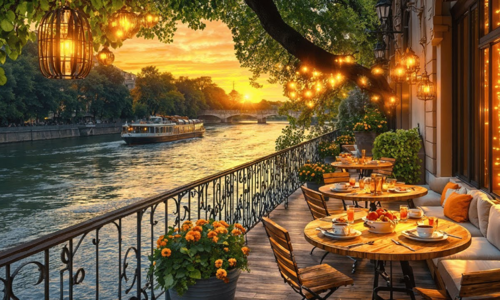 Peaceful evening blessings with calming words of hope and comfort