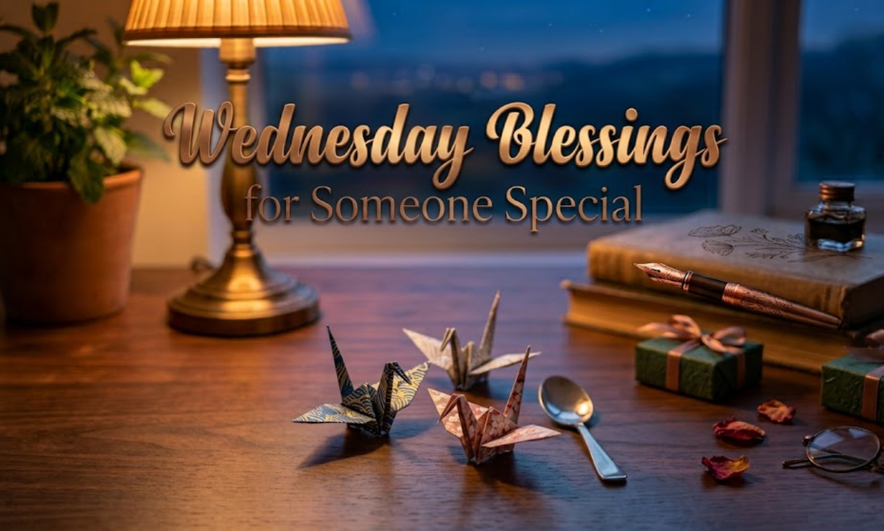 Bible-inspired Wednesday blessings with words of faith, hope, peace, and encouragement for a blessed day.