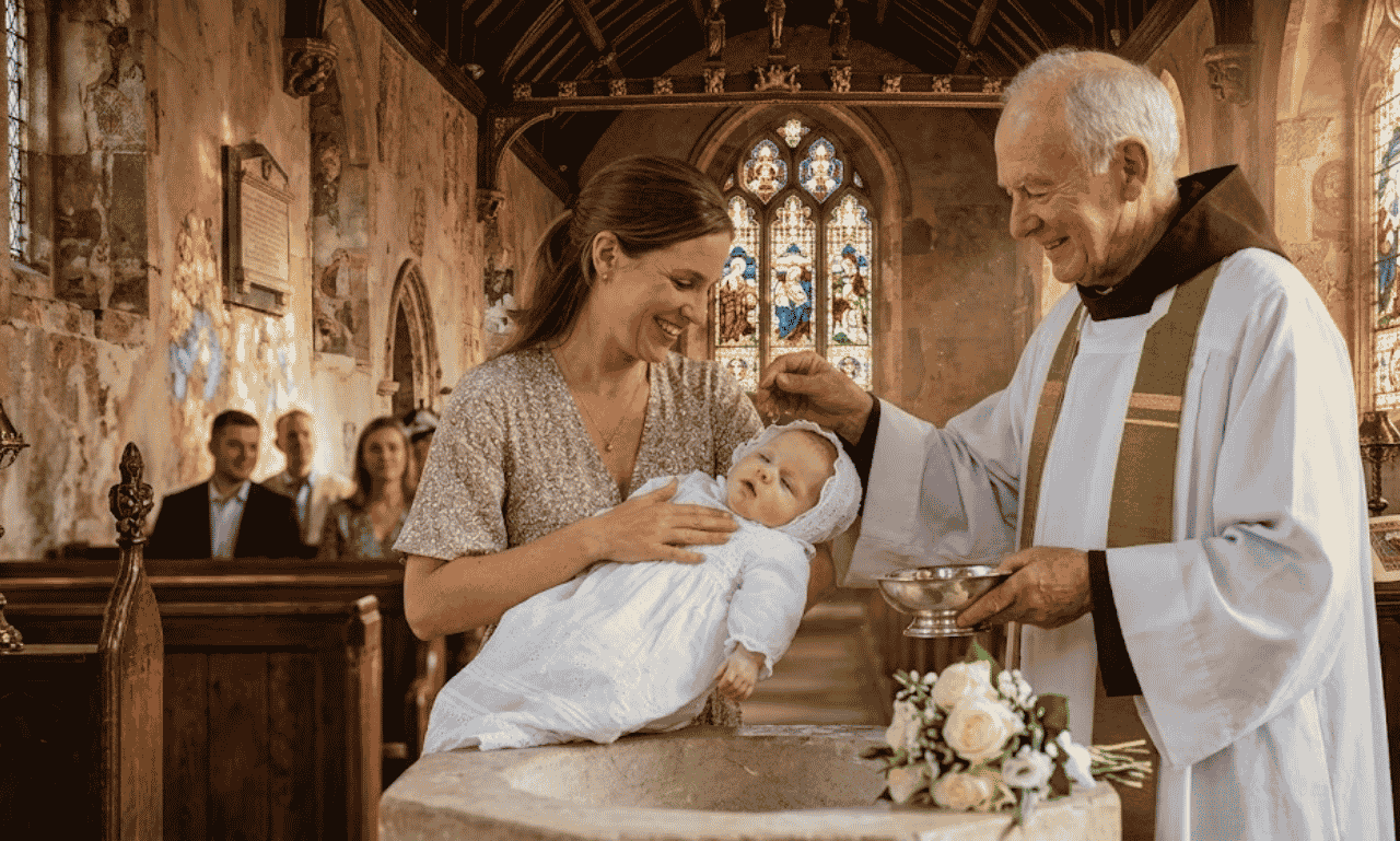 Blessings for a Christening, Dedication or Naming Ceremony with heartfelt prayers and wishes for a new baby