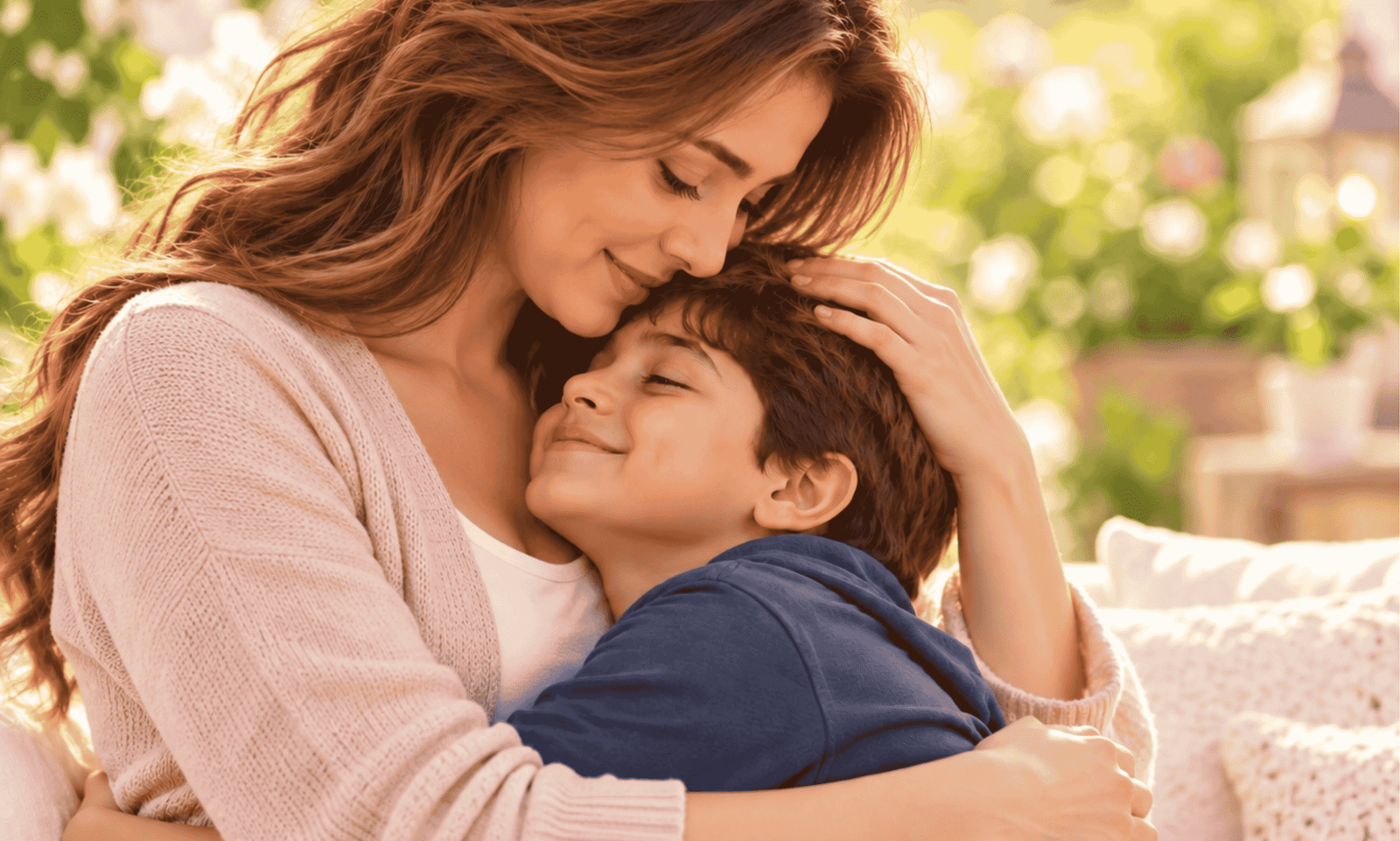 Sweet messages for my son from a mother expressing love and affection